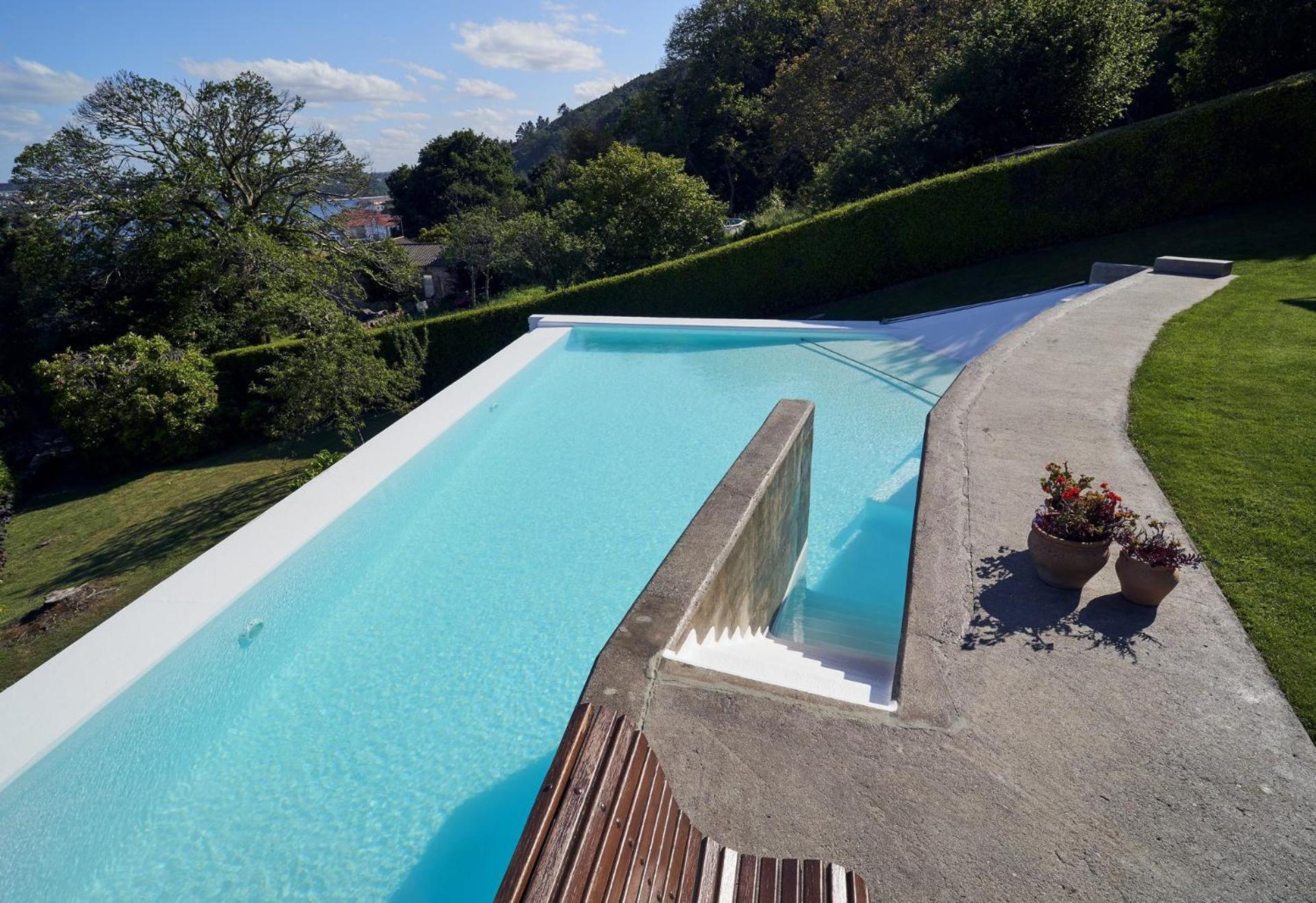 Apartamento con piscina y excelentes vistas Ferrol Exterior foto